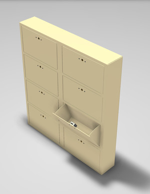 FL-708- Heavy duty Pistol lockers